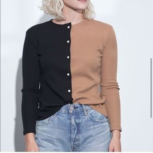 DONNI. Duo Tone Cardigan